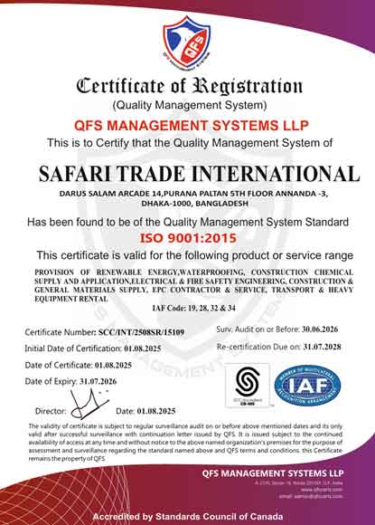ISO 9001:2015 Certified Quality